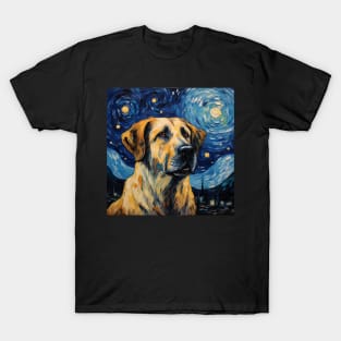 Anatolian Shepherd Dog Starry Night T-Shirt